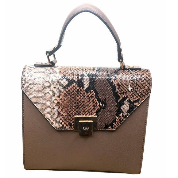 Dune London Mink Snakeskin Satchel - Picture 1 of 10